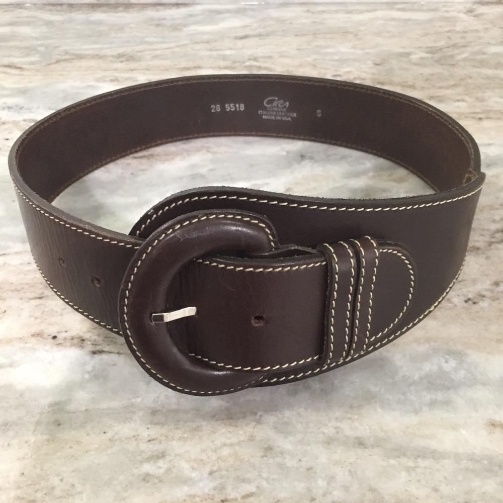 Beautiful Genuine Leather Wide Belt